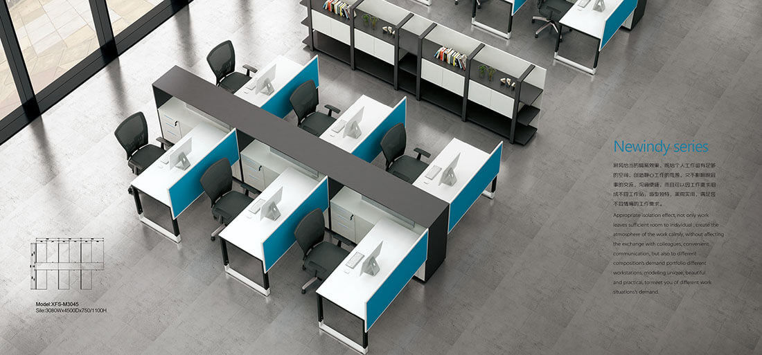 Meubles pour espaces de travail partagés